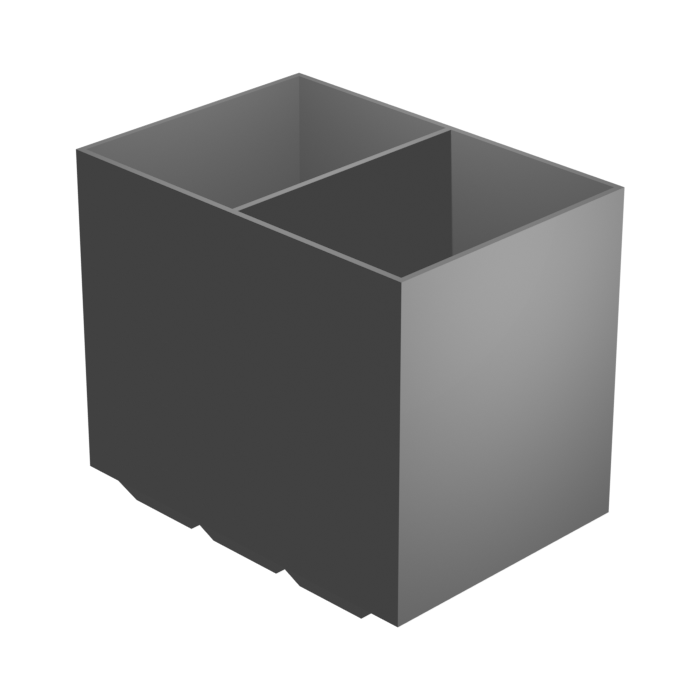 (image for) 2 Drawer - Middle Center Bin - Divider
