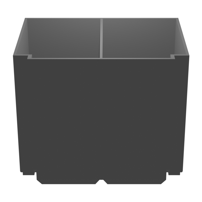 (image for) 2 Drawer - Middle Back or Front Bin - Divider