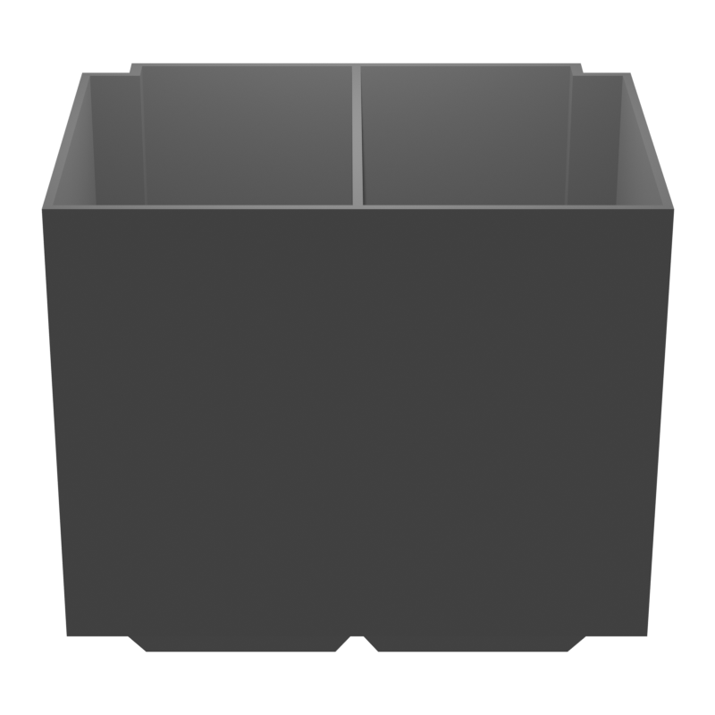 (image for) 2 Drawer - Middle Back or Front Bin - Divider