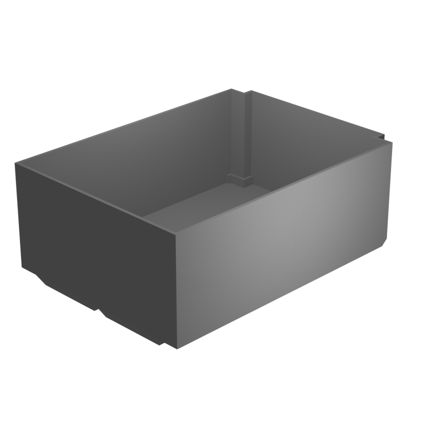 (image for) 3 Drawer - Middle Center Bin - Extra Large